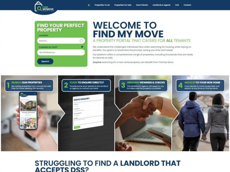 Hampshire website designer for property sales