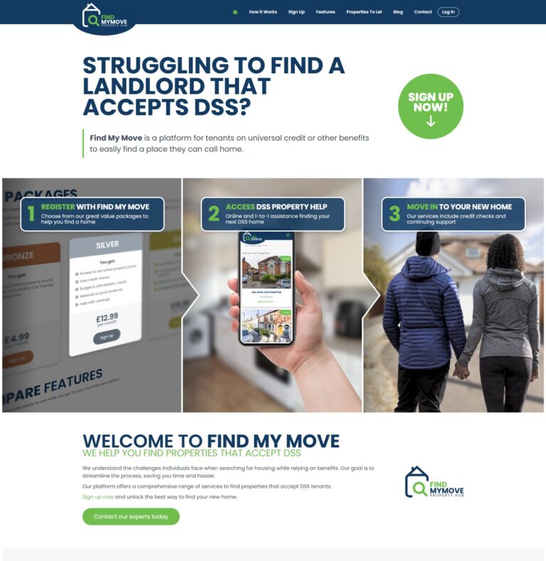 Southampton website designer for property sales