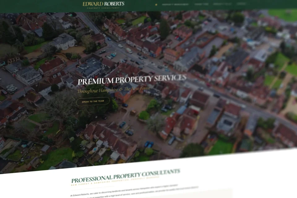 Web designers for property companies in Hampshire