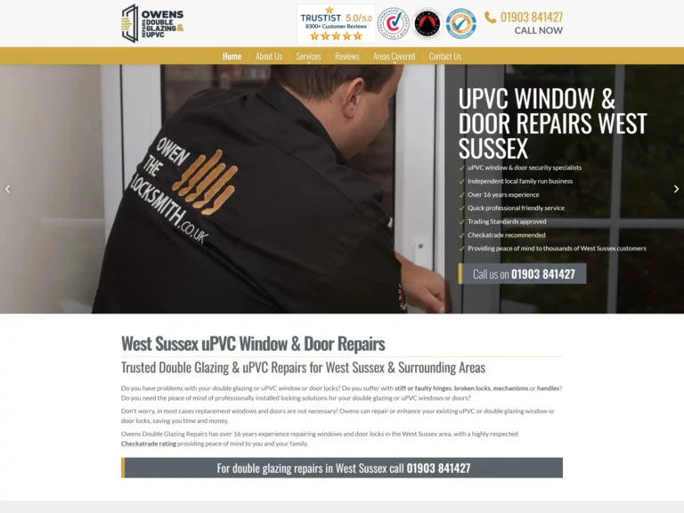 Hampshire website designer for local trades