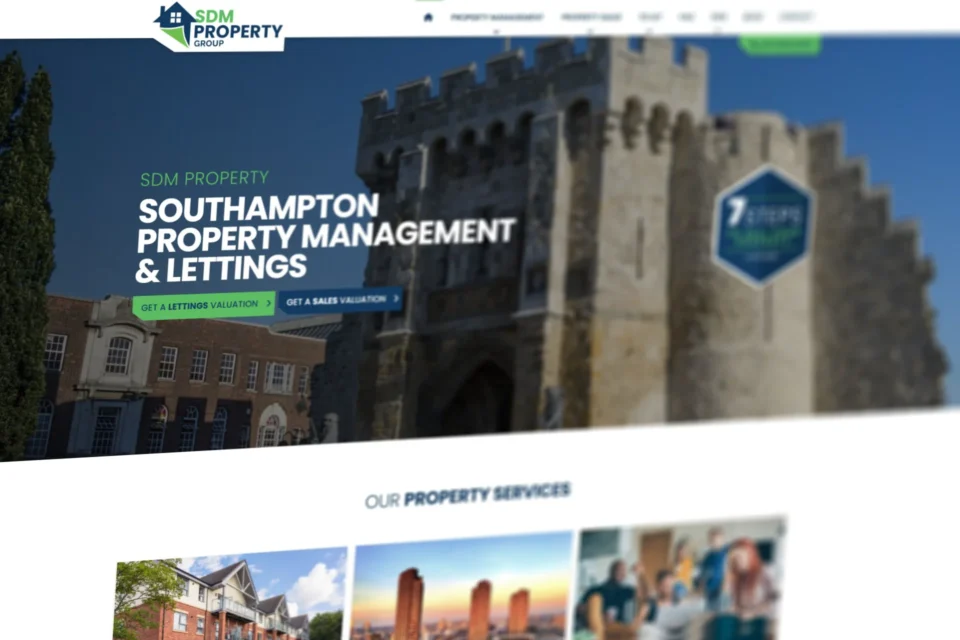 Web designer for estate agents in Ringwood